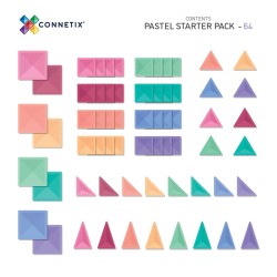 Connetix Pastel 64 piezas Starter
