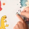 Póster Creativo Dinosaurios +150 Pegatinas