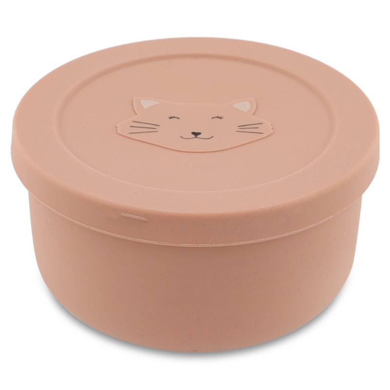 Bote de silicona para snacks con tapa - Gato