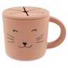 Taza porta snacks de silicona - Gato