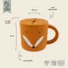 Taza porta snacks de silicona - Fox