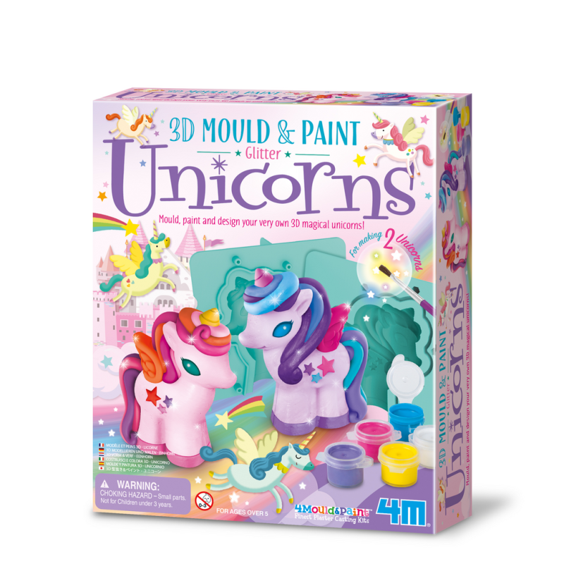 Moldea y Pinta 3D Unicornios