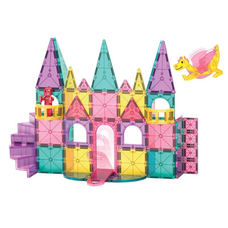 Magna Tiles Castillo Deluxe + microMAGS